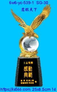 6w6-yc-539-1_鷹臨天下,水晶琉璃獎牌獎座獎盃製作推薦,台北,新北,基隆,宜蘭,桃圓,新竹,台中,台南,高雄