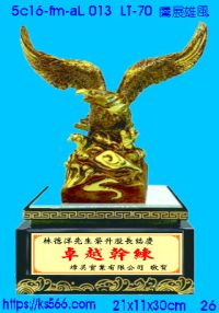 5c16-fm-aL013_鷹展雄風,水晶琉璃獎牌製作推薦,台北,新北,基隆,宜蘭,桃圓,新竹,台中,台南,高雄
