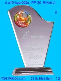 6w10-hyp-008a_馬到成功,水晶琉璃獎牌製作推薦,台北,新北,基隆,宜蘭,桃圓,新竹,台中,台南,高雄